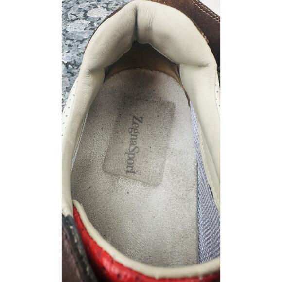 Zegna spot Leather And Suede sport shoes Men’s Size 9.5 main image 15